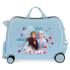 Frozen Trust Your Journey Trolley Rideable Abs 4 Wheels (2 Multi.)