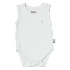 Bamboo Bodysuit 6-9 Months White