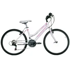 Girl's Bike Bike 24 Inch MTB White Pink