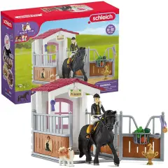 Schleich Horse Box with Tori and Her Princess Horse