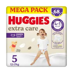 Huggies Extra Care Diapers Panties Megapack - Size 5 - 12-17 Kg - 68 Pieces