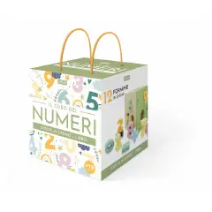 Giochi in Legno – I Numeri | Set Educativo con Cubo e Libretto