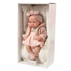 Arias Baby Doll with Pillow 40 cm Pink 60292