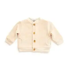 Bamboom Ivory Velvet Cardigan 18 Months