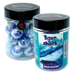 Real Queen Jar 21 Marbles Tiger Shark Real Queen Series