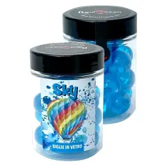 Real Queen Jar 21 Marbles Sky Series Real Queen