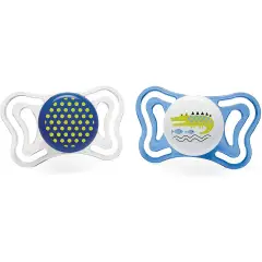 SOOTHER PHYSIO LIGHT BOY 16-36M SIL 2PCS