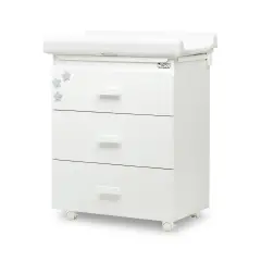 Aladino Bagnetto Bianco con Applicazione Grigio – Baby Bath Sicuro e Pratico