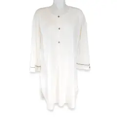 Bamboom Nursing Night Shirt Color 43 Ivory Size L-Xl