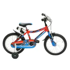 Children's Bike 4-7 Years Bike 16 Inch Hero Red Blue