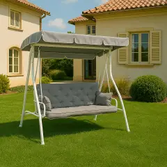 Rocking Bed Zanzibar 3 Seater White