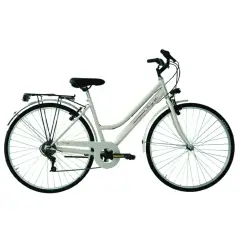 Women's Bicycle 28 Inch Women's City Bike Cream