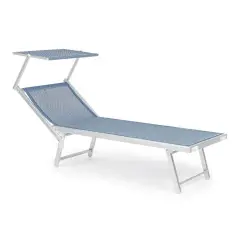 Cross Blue Mix Cot with Roof