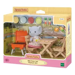 Sylvanian Families Set Barbeque for Picnic Girl Elephant