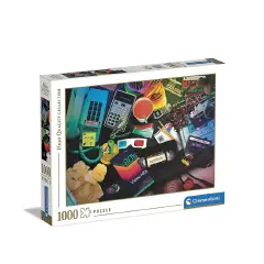 Puzzle 1000 Pezzi Clementoni - HQC 80s Nostalgia
