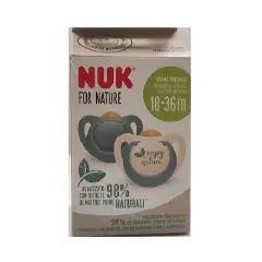 Nuk For Nature Latex Soother 18-36 2Pcs.