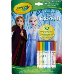 Album da Colorare con Pennarelli Frozen – 32 Pagine di Attività Creative