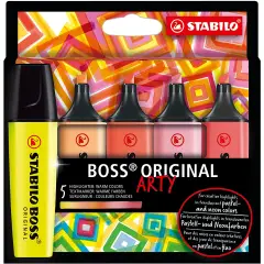 Stabilo Boss Arty 5pcs Wallet Warm