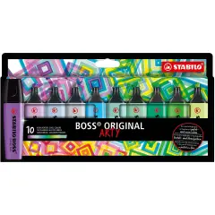 Stabilo Boss Arty 10pcs Wallet Cool