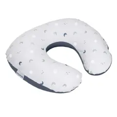 Doomoo Softy Blue Grey Moon Nursing Pillow