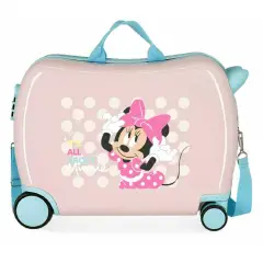 Minnie Play All Day Travel Trolley Rideable Abs 4 Wheels