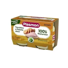 Plasmon Homogenized Food gr. 120x2 Turkey Sweet Potatoes