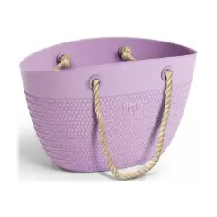 Linda Lilac Bag Rope Handles