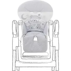 Pvc High Chair Cover Jolie Grey (Replacement)
