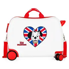 Trolley 101 Dalmatian Lucky Rideable Abs 4 Wheels