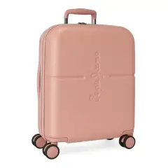 Pepe Jeans Cabin Trolley Abs 55cm. 4 Wheels Highlight Pink