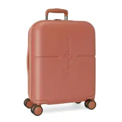 Pepe Jeans Cabin Trolley Abs 55cm. 4 Wheels Highlight Terracotta
