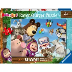 Puzzle 24 Pcs Giant Masha And Bear