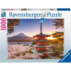 1000 Piece Puzzle Cherry Blossoms And Mount Fuji