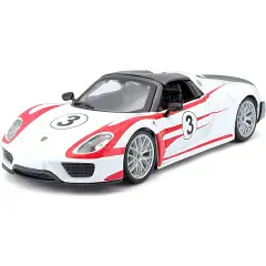 Car 1:24 Porsche 918 Weissach Assorted Colors