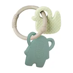 Military Green Silicone Rattle