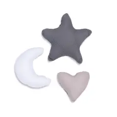 Alondra Set 3 Cuscini Decorativi – Stone Grey