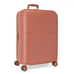 Pepe Jeans Trolley Abs 70cm. 4 Wheels Terracotta