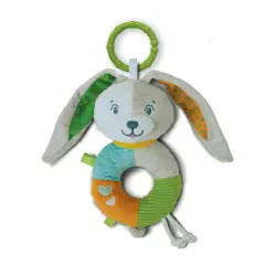 Lovely Bunny Soft Rattle Ring