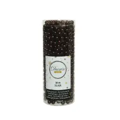 Glossy Plastic Beaded Garland 1000cm Redwood