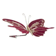 Clip Enea Farfalla Bordeaux