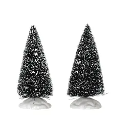 Albero di Setole Piccolo Lemax – Set 2 Pezzi per Decorazioni Natalizie