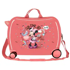 Minnie Loving Life Travel Trolley Rideable Abs 4 Wheels