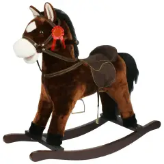 Sport1 Rocking Horse With Sounds - Dark Brown