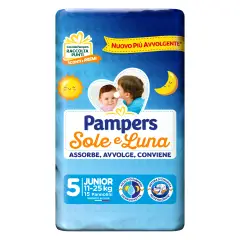 Pampers Sole e Luna 5^ 11-25 Junior