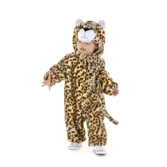 Costume Leopardo - Taglia T per Bambini 1/2 Anni