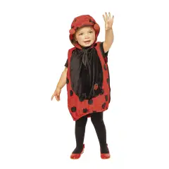 Costume Baby Coccinella per Bambini - Taglia Toddler - 1/2 Anni