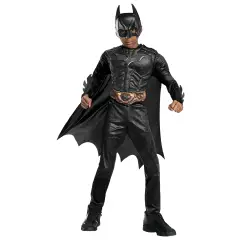 Costume Batman Black Line Deluxe per Bambini - Taglia L - 7/8 anni