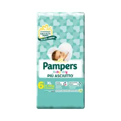 Pannolini Pampers Baby-Dry Flash - Taglia 6 - 15-30 Kg - 13 Pezzi