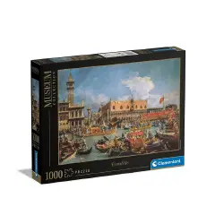 Puzzle 1000 Pieces Museum Canaletto, The Return Of The Bucentaur At The Molo On Ascension Day