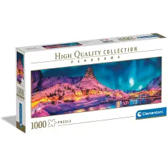 Puzzle 1000 Pieces Panorama Colorful Night Over Lo